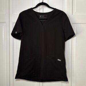 FIGS Women’s Black Casma Scrub Top